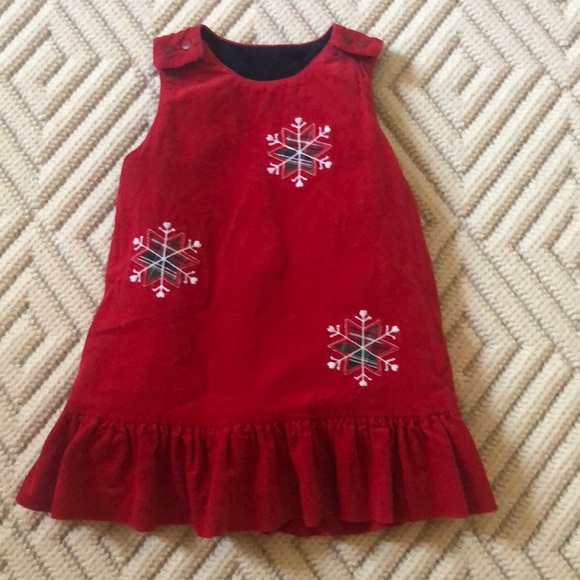 F. Eiseman Navy/Red Corduroy Reversible Dress - Picture 3 of 5